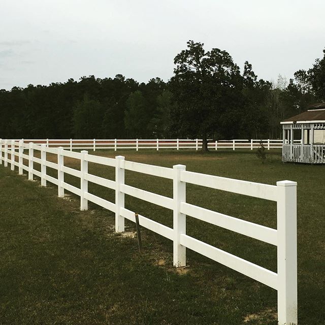 conway fence South Carolina fence company vinyl rail fence